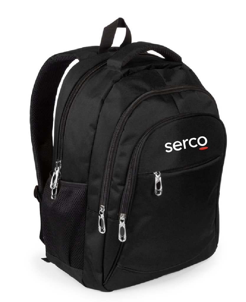 Sac à dos ARCANO noir avec logo deux couleurs