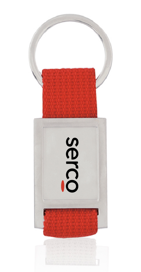 Porte-clés DAGOR avec logo deux couleurs